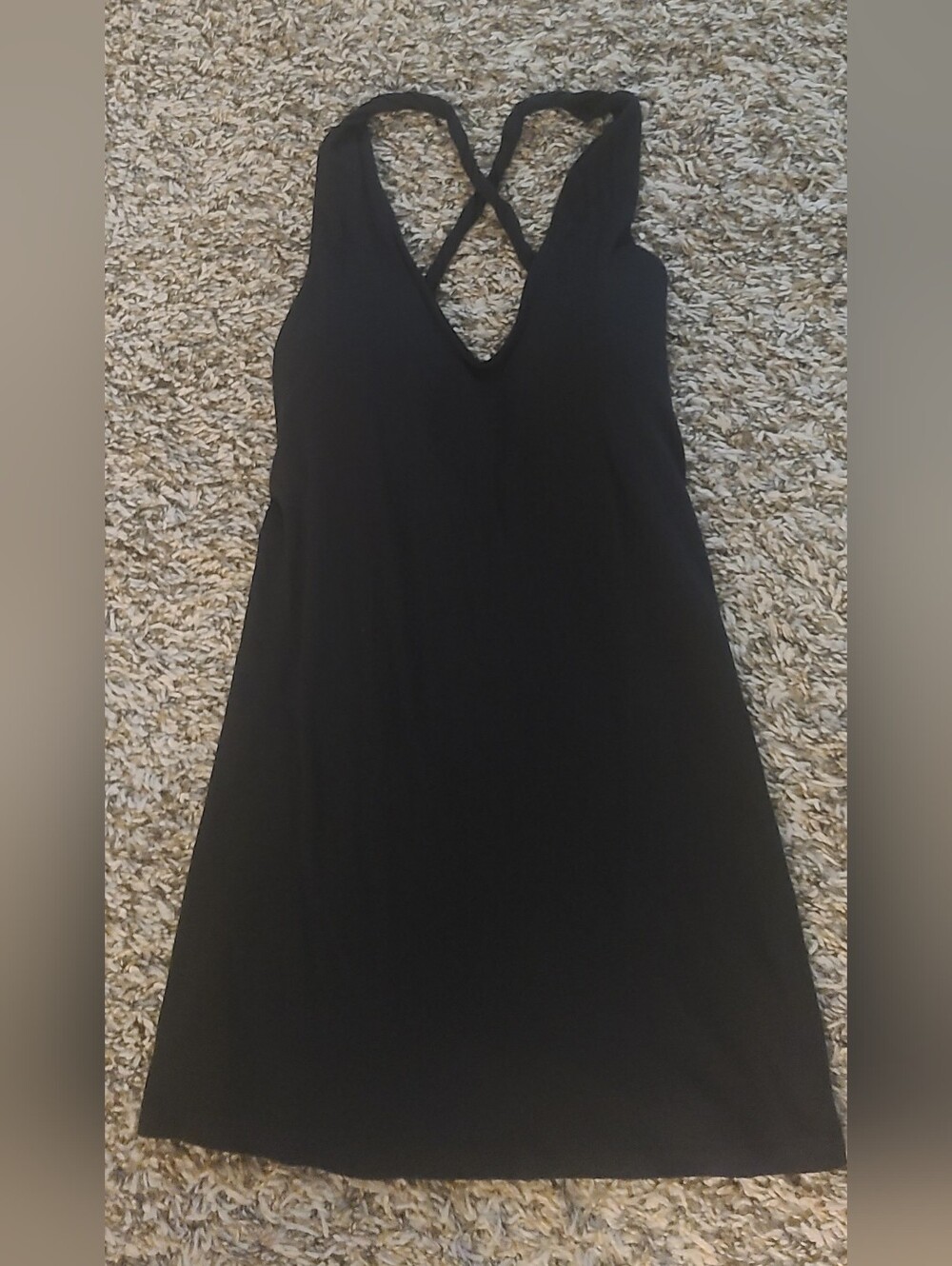 Black Crisscross-Back Women’s Tank - Size XS